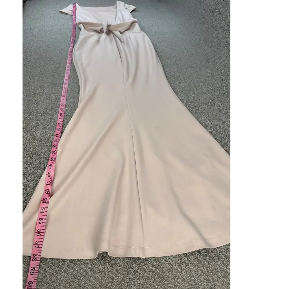 Katie May Los Angeles Intrigue Gown Formal Dress ‎ Blush Pink Size 6
